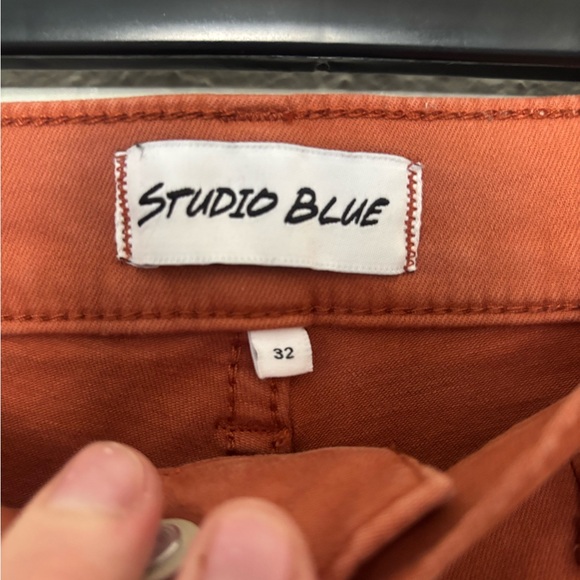 Size 32 Rust Orange Casual Pants - Picture 3 of 7